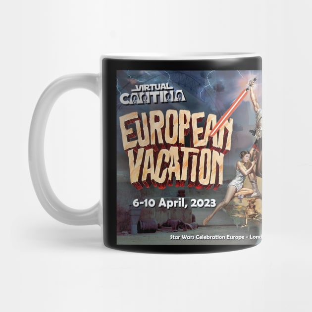 VC European Vacation Postcard by Virtual Cantina 